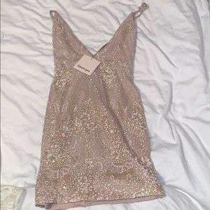 Showpo Make You Wanna Dress in Gold